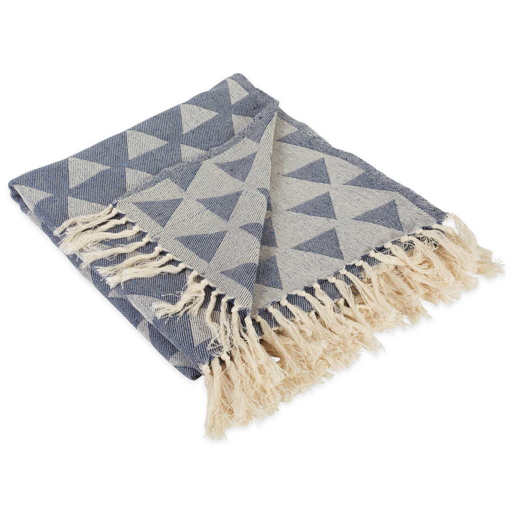 Triangle Throw French Blue