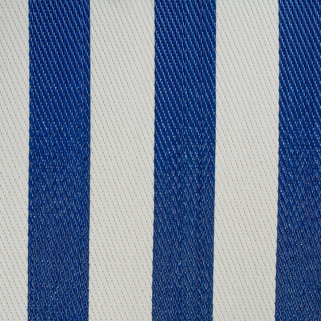 DII Navy/White Stripe Outdoor Rug
