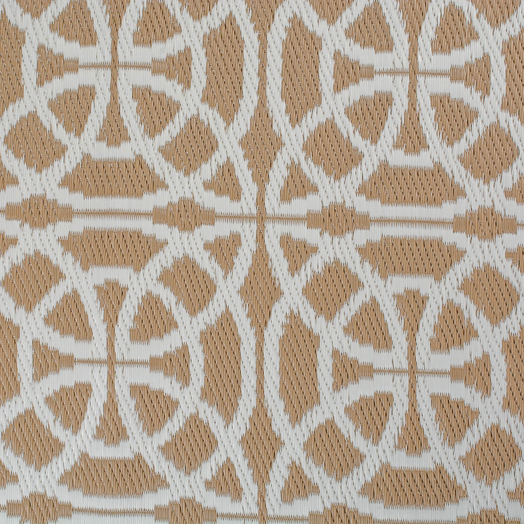 DII Taupe Infinity Circle Outdoor Rug