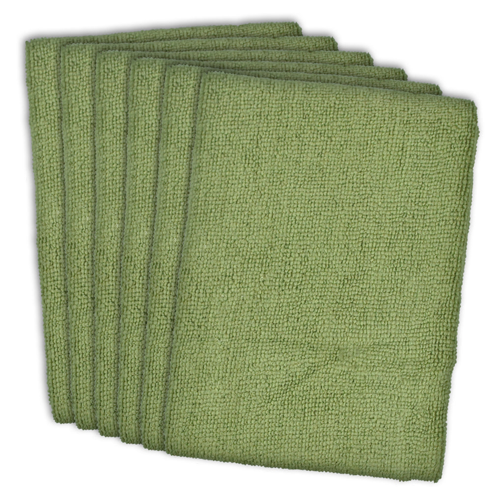 Green Essential Mf Dishtowel Set/6