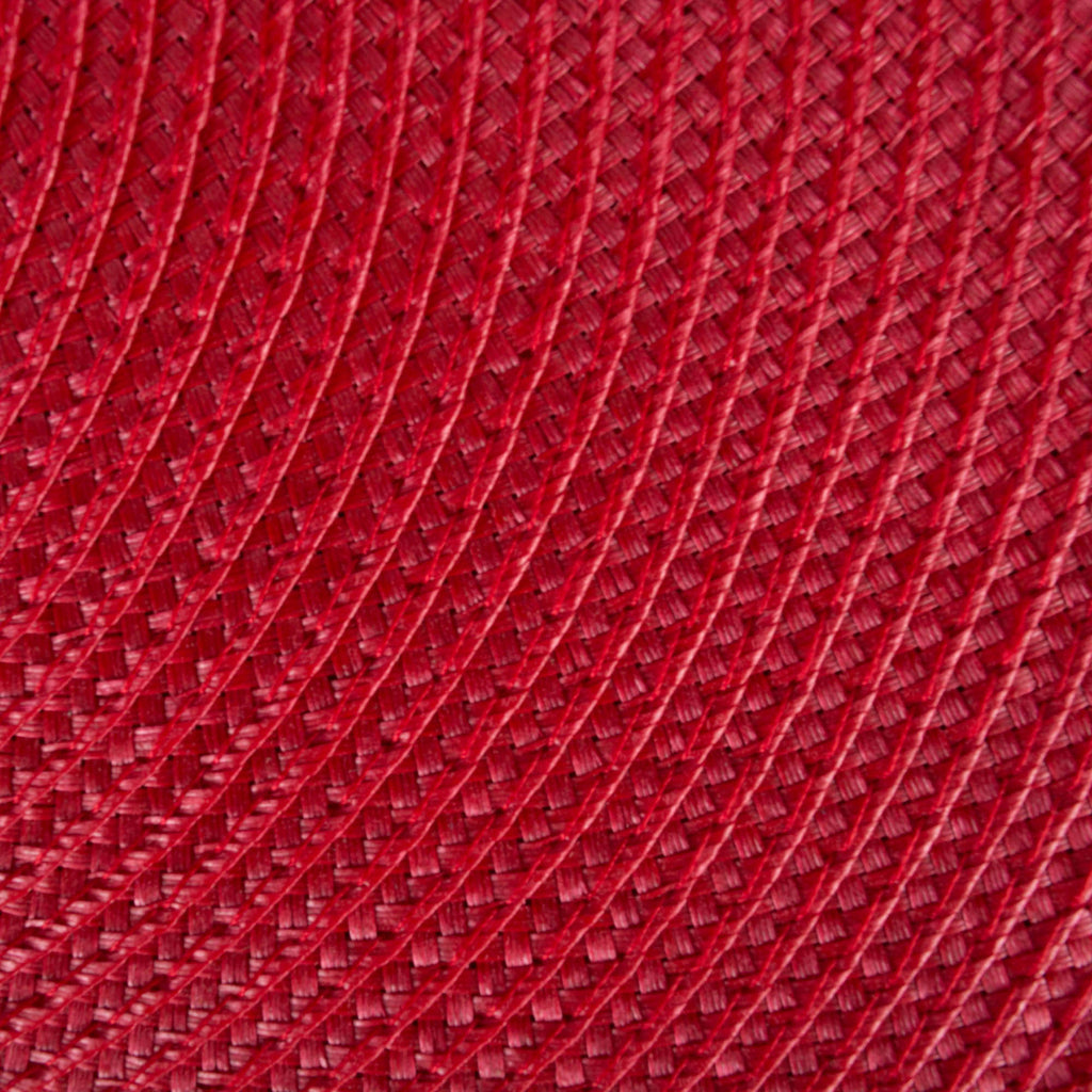 DII Tango Red Round Polypropylene Woven Placemat Set of 6