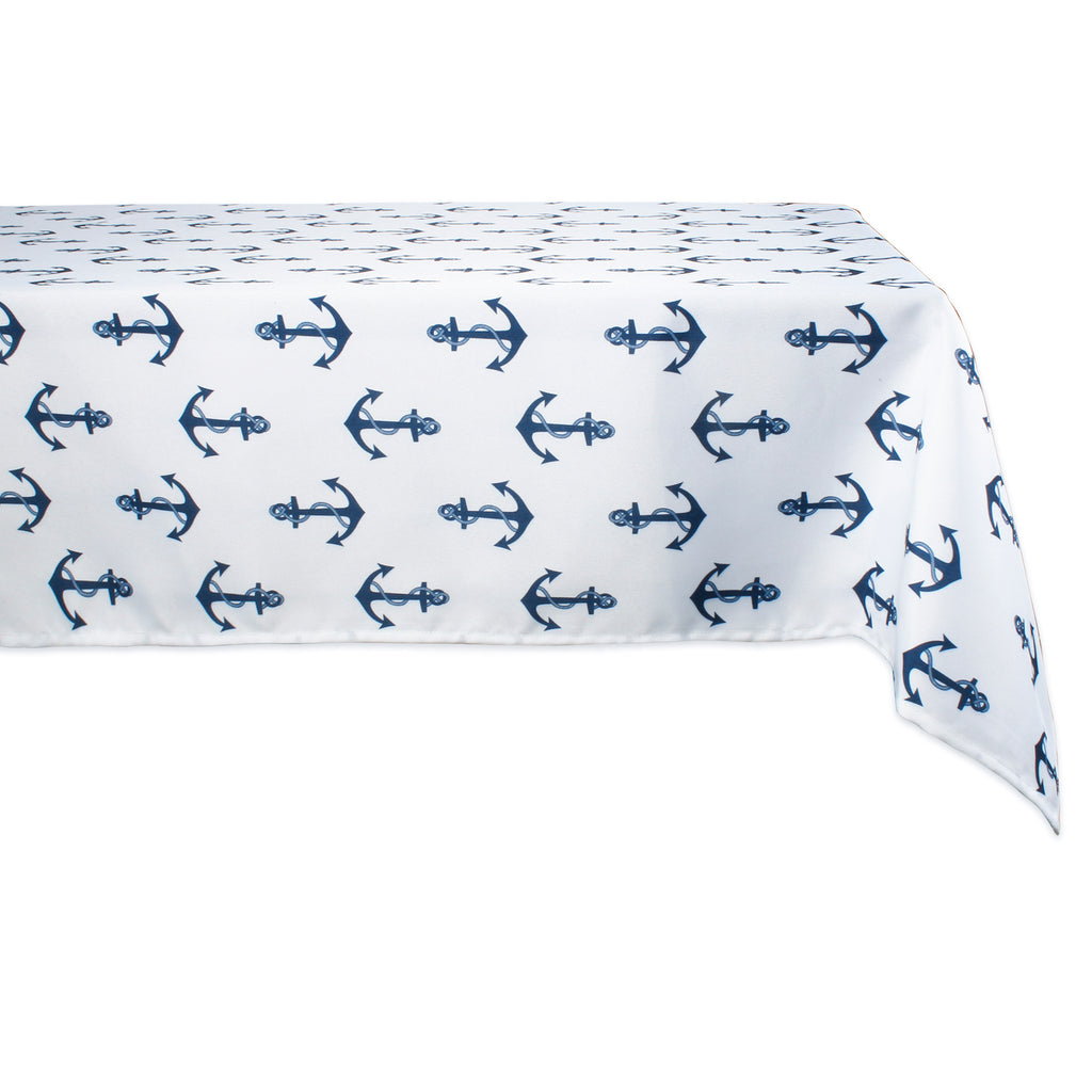 Anchors Print Outdoor Tablecloth 60X84