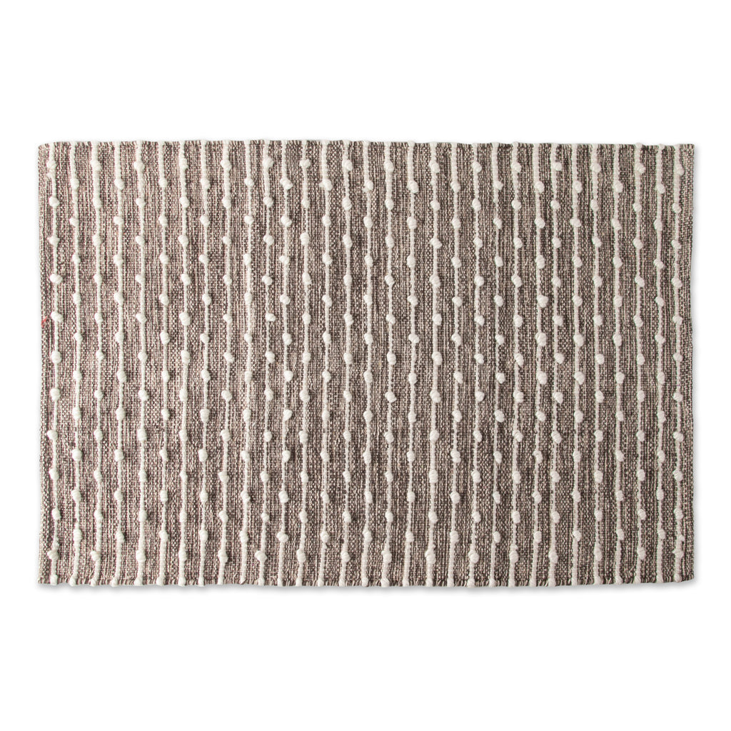 DII Stone Recycled Cotton Loop Rug 2X3 FT